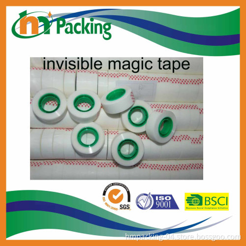 China Factory Stationery Tape Writable Invisible Mending Tape for School